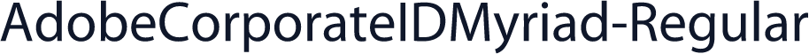 AdobeCorporateIDMyriad-Regular
