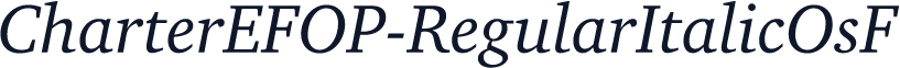 CharterEFOP-RegularItalicOsF