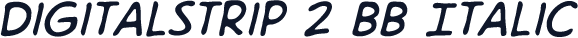 DigitalStrip 2 BB Italic