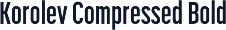 Korolev Compressed Bold