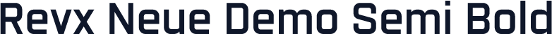 Revx Neue Demo Semi Bold