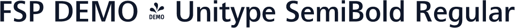 FSP DEMO - Unitype SemiBold Regular