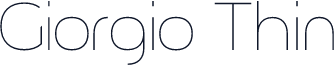 Giorgio Thin