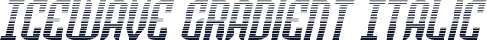 Icewave Gradient Italic