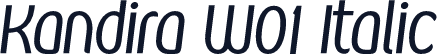 Kandira W01 Italic