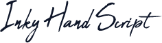 Inky Hand Script