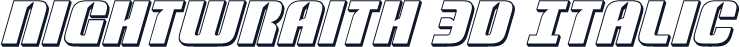 Nightwraith 3D Italic