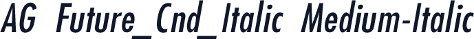 AG Future_Cnd_Italic Medium-Italic