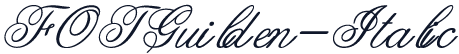 FOTGuilden-Italic