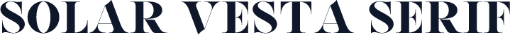 Solar vesta Serif