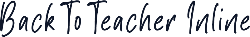 Back To Teacher Inline