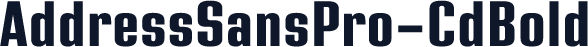 AddressSansPro-CdBold
