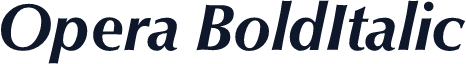 Opera BoldItalic