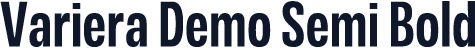 Variera Demo Semi Bold