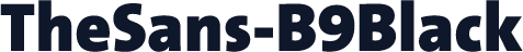 TheSans-B9Black