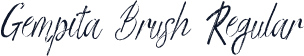 Gempita Brush Regular