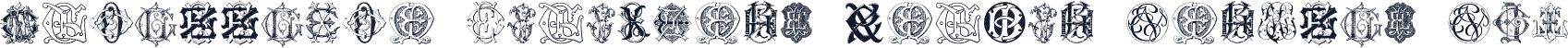 Intellecta Monograms Random Samples Six