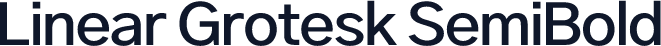 Linear Grotesk SemiBold