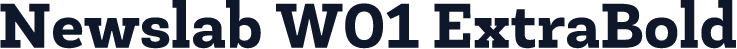 Newslab W01 ExtraBold