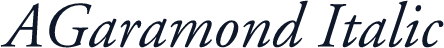 AGaramond Italic