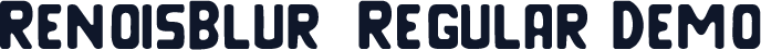 RenoisBlur-Regular Demo