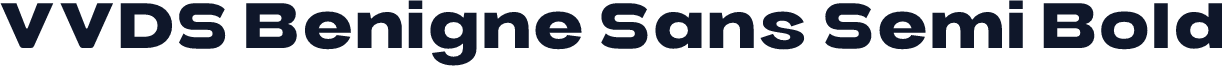 VVDS Benigne Sans Semi Bold