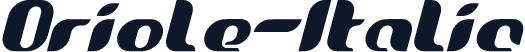 Oriole-Italic