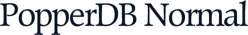 PopperDB Normal