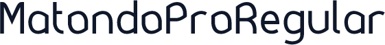 MatondoProRegular