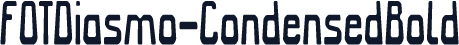 FOTDiasmo-CondensedBold