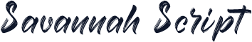 Savannah Script