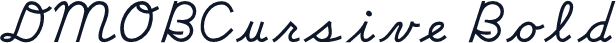 DMOBCursive Bold