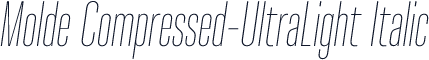 Molde Compressed-UltraLight Italic