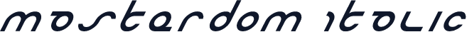 Masterdom Italic