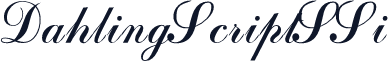 DahlingScriptSSi