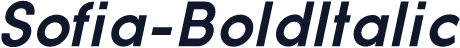Sofia-BoldItalic