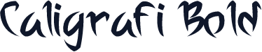 Caligrafi Bold