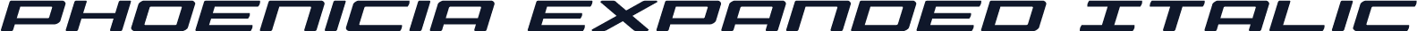 Phoenicia Expanded Italic