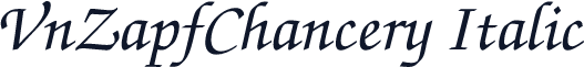 VnZapfChancery Italic