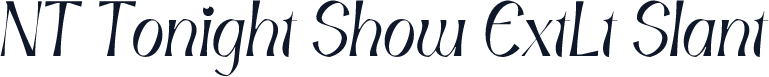 NT Tonight Show ExtLt Slant