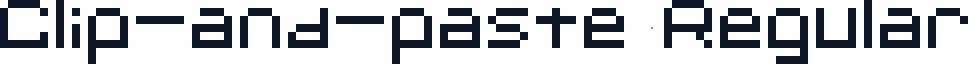 Clip-and-paste Regular