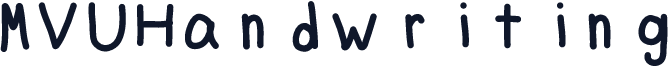 MVUHandwriting