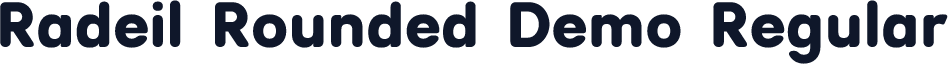Radeil Rounded Demo Regular