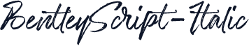 BentleyScript-Italic
