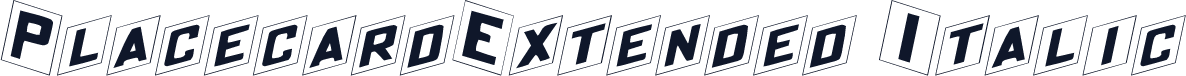 PlacecardExtended Italic