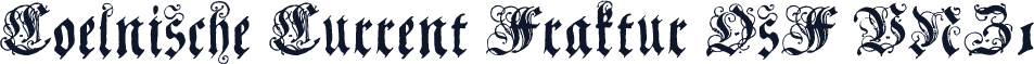 Coelnische Current Fraktur OsF UNZ1
