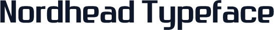 Nordhead Typeface