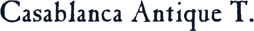 Casablanca Antique T.