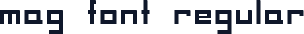 MAG Font Regular
