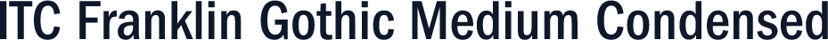 ITC Franklin Gothic Medium Condensed